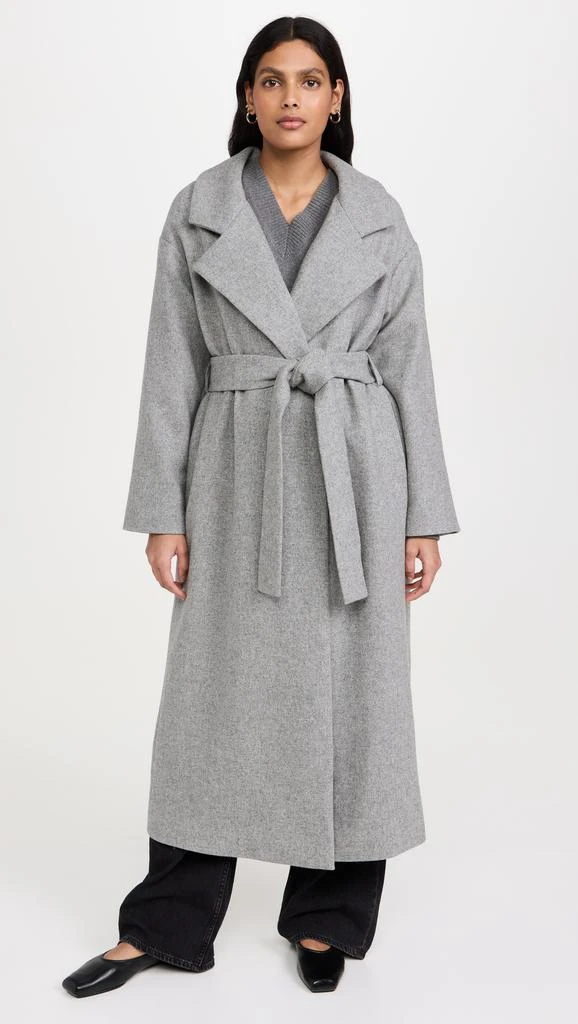 Line & Dot Damson Coat 6