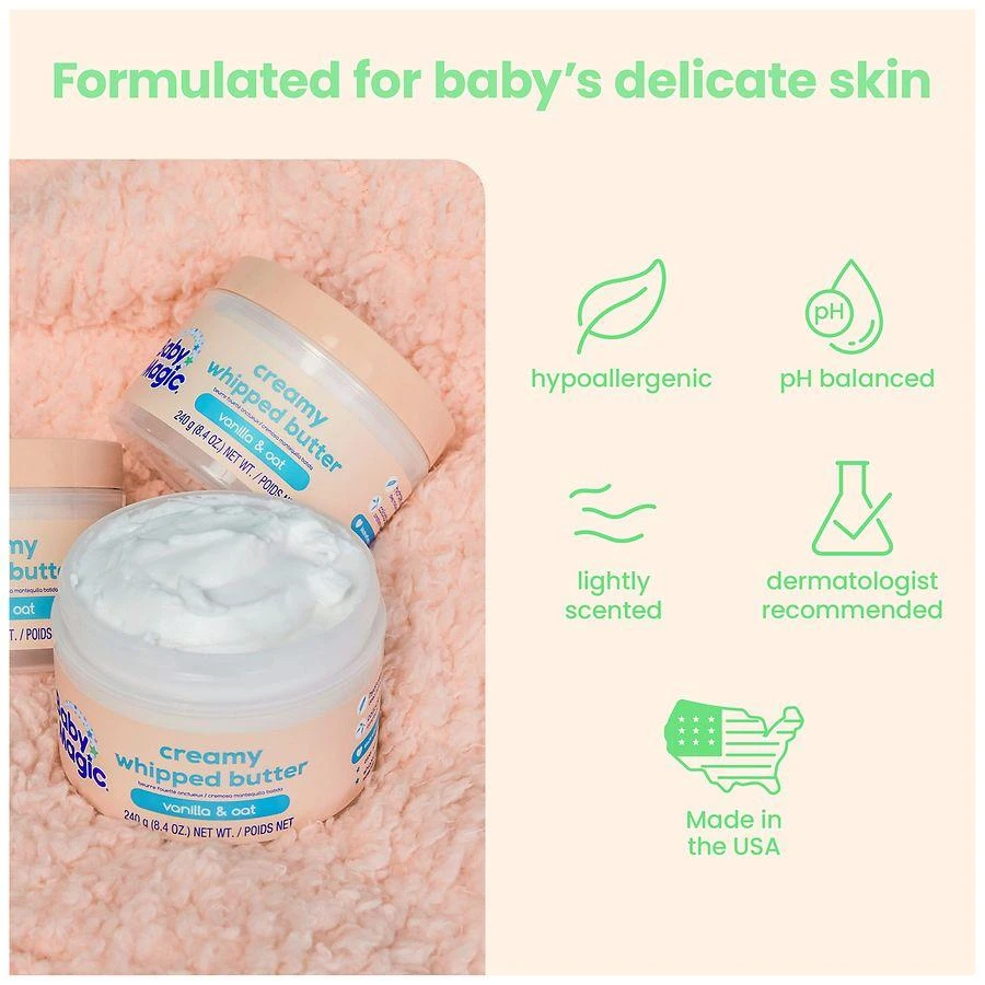 Baby Magic Creamy Whipped Butter Vanilla 
Oat 2