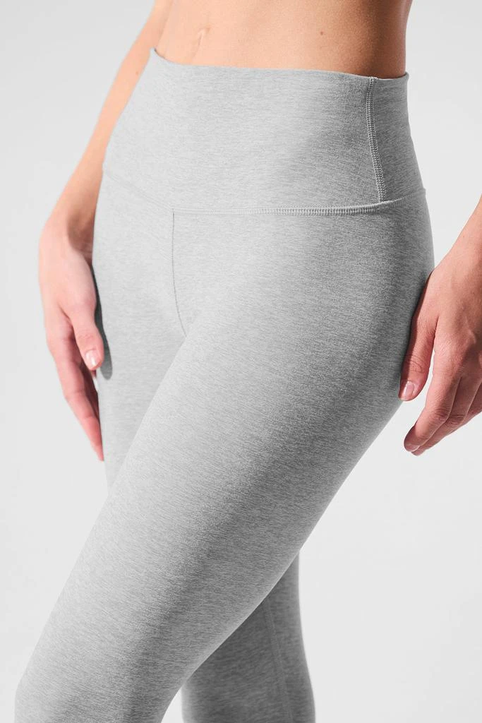 Alo Alosoft High-Waist 7/8 Highlight Legging - Athletic Heather Grey 3
