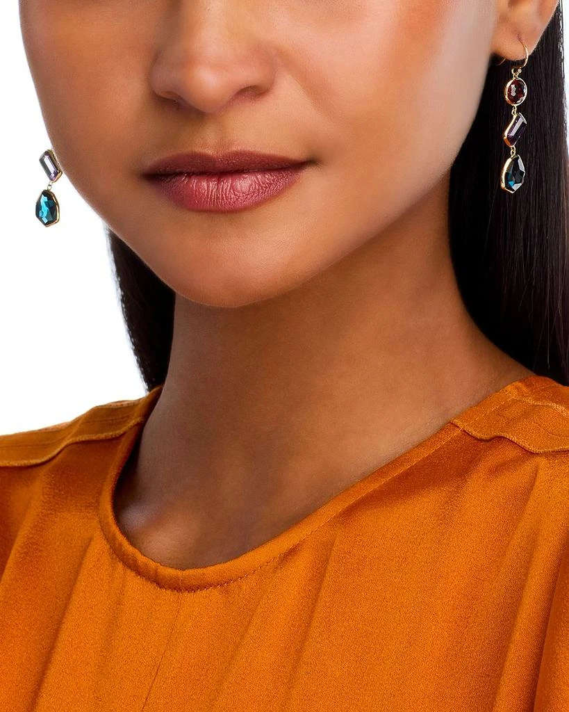 Ippolita 18K Yellow Gold Rock Candy® Triple Gemstone Mixed Cut Bezel Drop Earrings - Exclusive 2