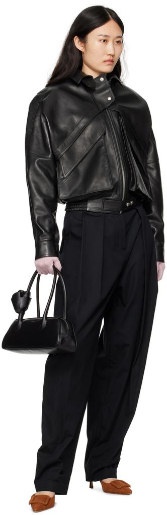 Magda Butrym Black Brigitte Trapeze Bag - Travel Bags