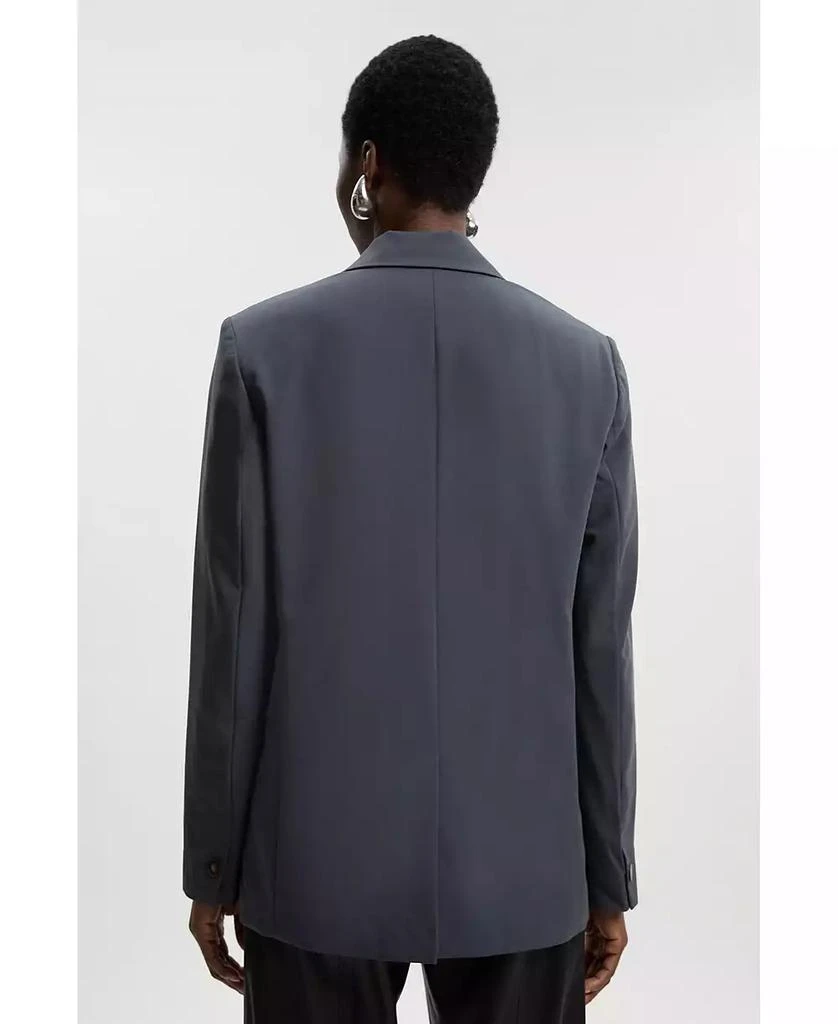 KAREN MILLEN Women's Twill Oversized Blazer 4