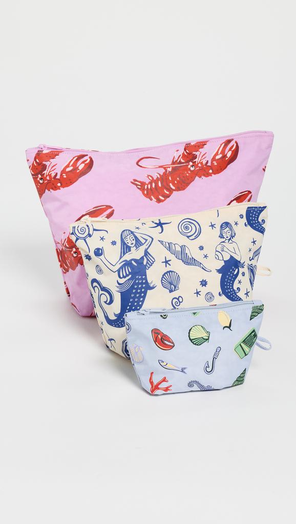 Baggu Go Pouch Set of 3