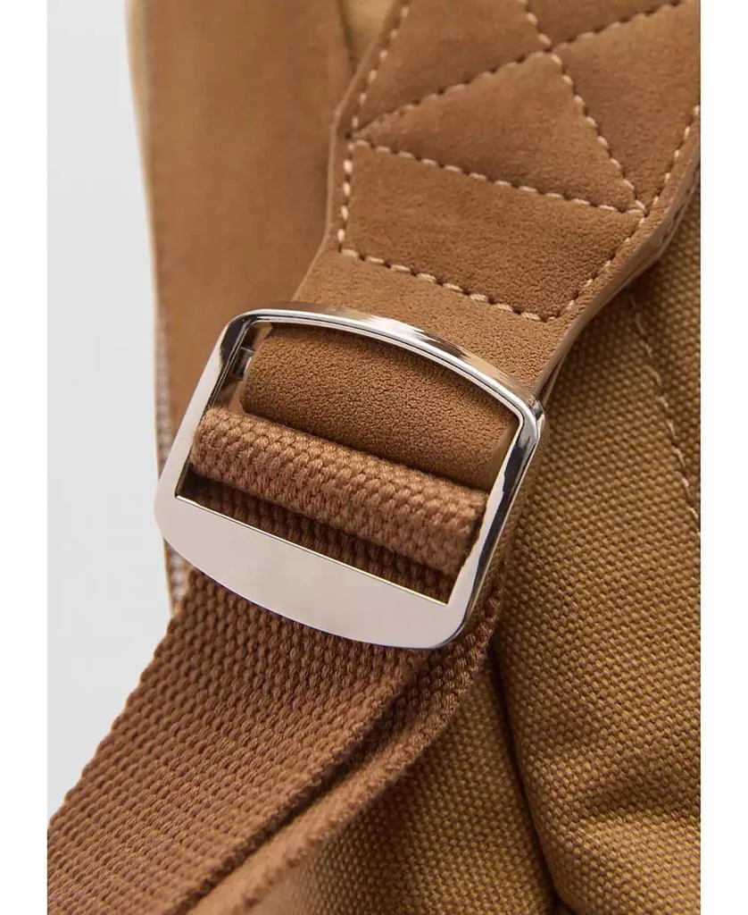 Mango Men's Canvas Mixed Backpack 3