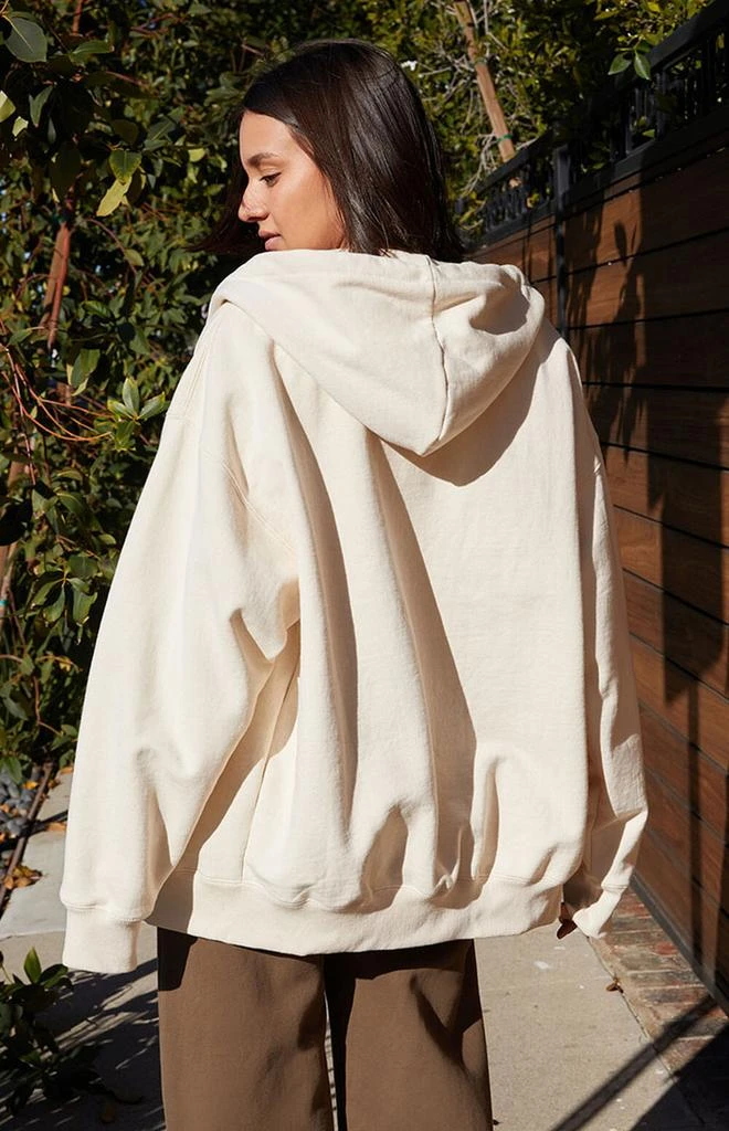 John Galt Off White Full Zip Hoodie 3