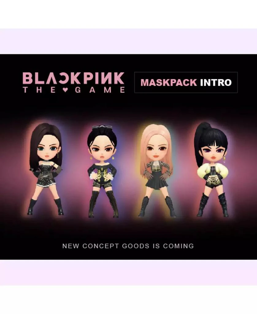 SIIA Cosmetics "BLACKPINK THE GAME" MASKPACK SET - JISOO (CICA) 9