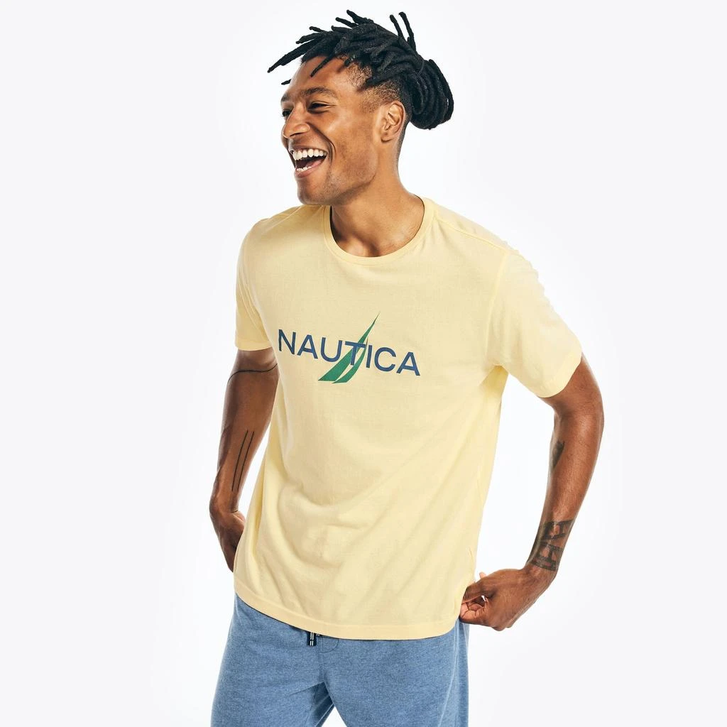 Nautica Mens Logo Graphic Sleep T-Shirt 2