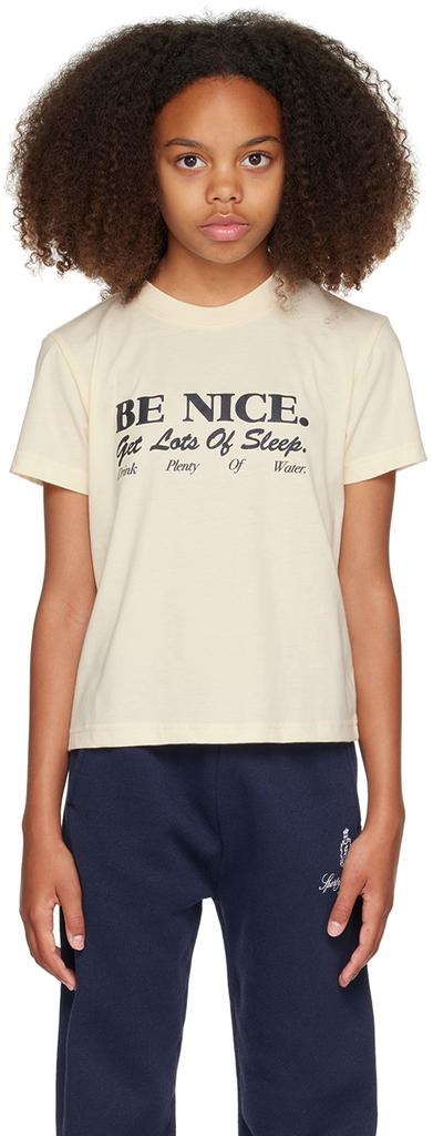 Sporty & Rich Kids Off-White 'Be Nice' T-Shirt