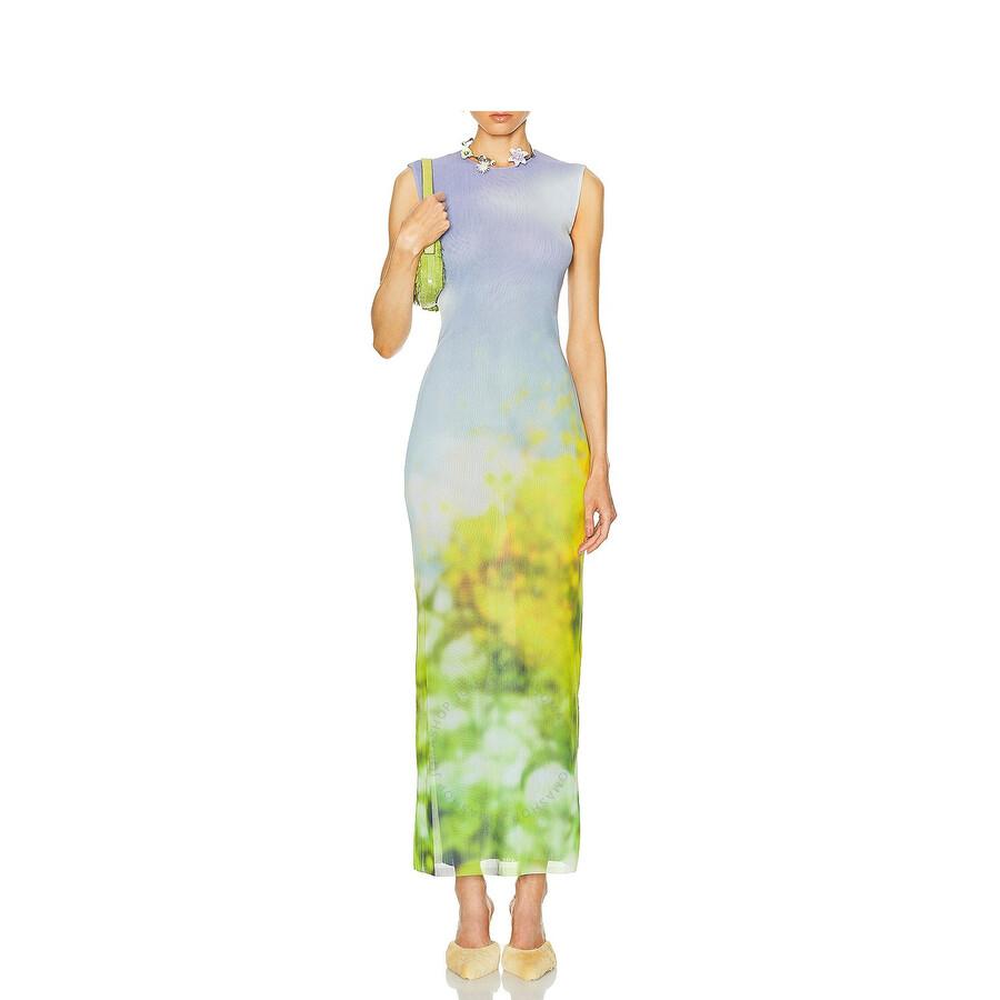 Acne Studios Sleeveless Blurred Print Dress