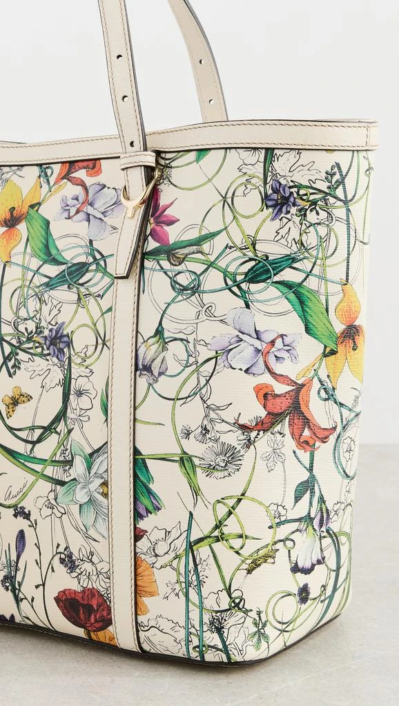 Shopbop Archive Gucci Flora Tote Bag Calfskin Leather 4