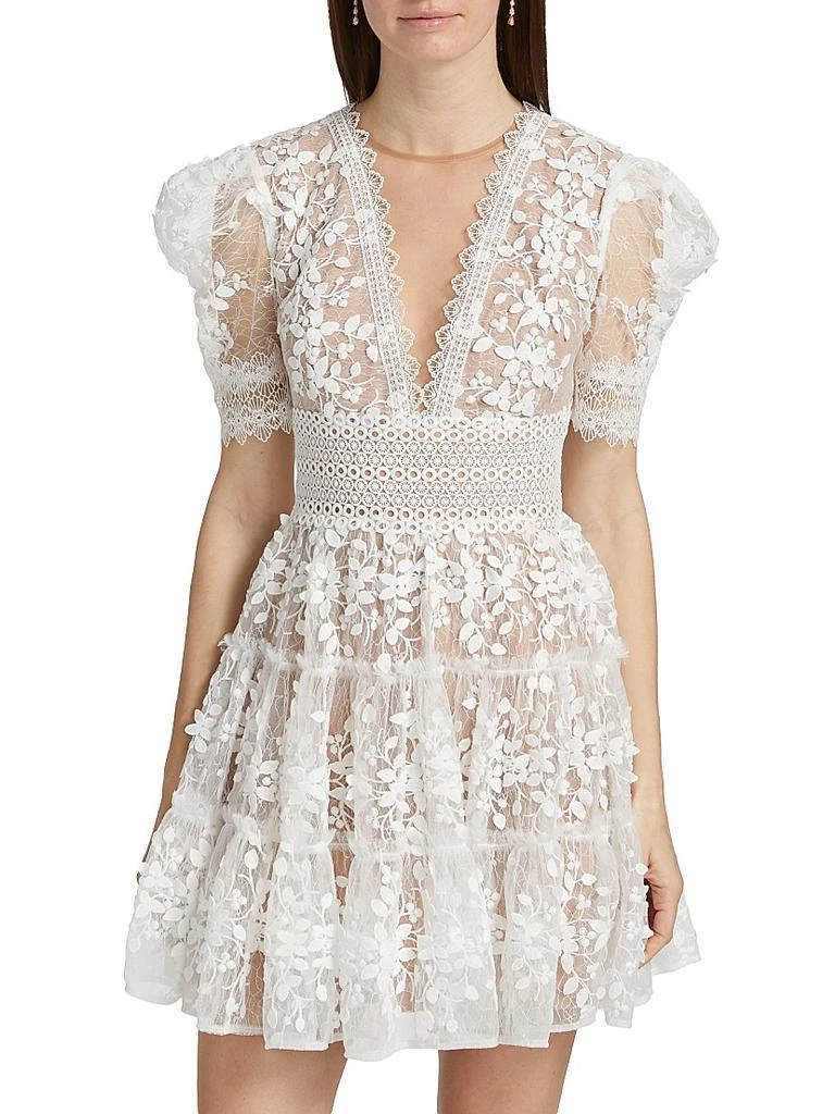 BRONX AND BANCO Megan Lace Minidress 3