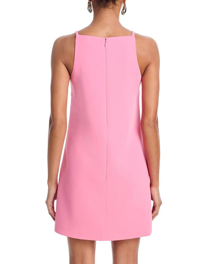 AQUA Crepe High Neck Mini Dress - Exclusive 4