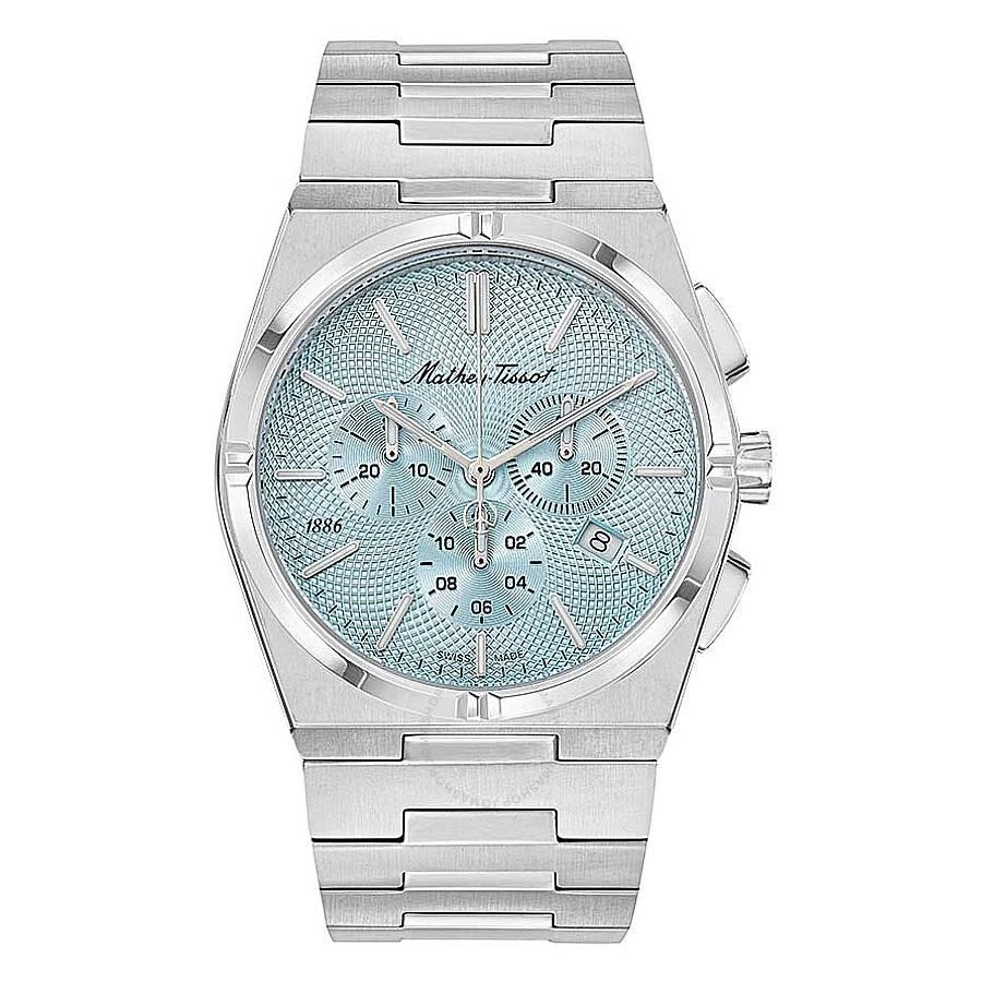 Mathey-Tissot Zeus Chronograph Quartz Blue Dial Men's Watch H118CHSK 1