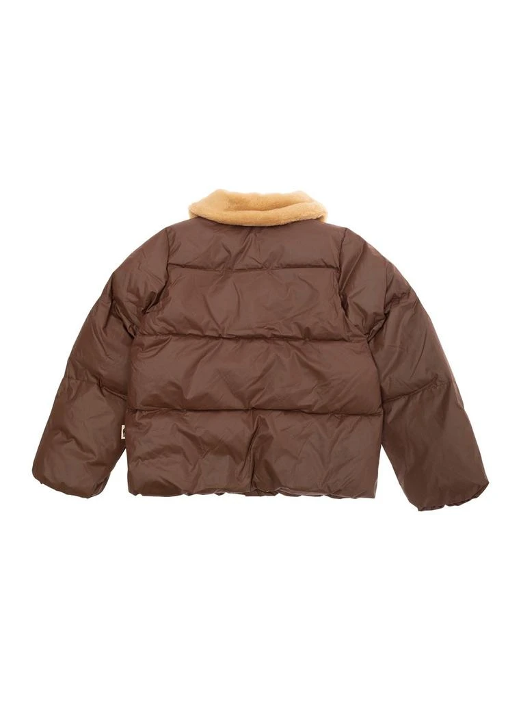 Mini Rodini Mini Rodini Dog Embroidered Quilted Puffer Jacket 2