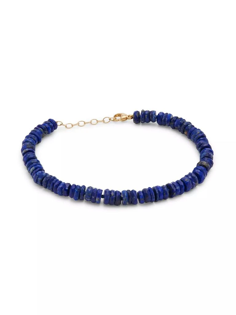 Jia Jia Atlas 14K Yellow Gold & Lapis Lazuli Beaded Bracelet 1