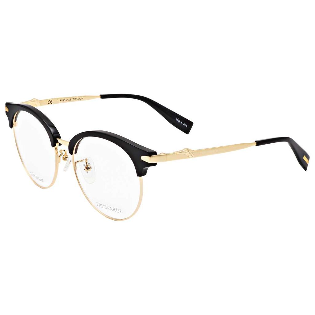 TRUSSARDI Trussardi Women's Black Round Opticals