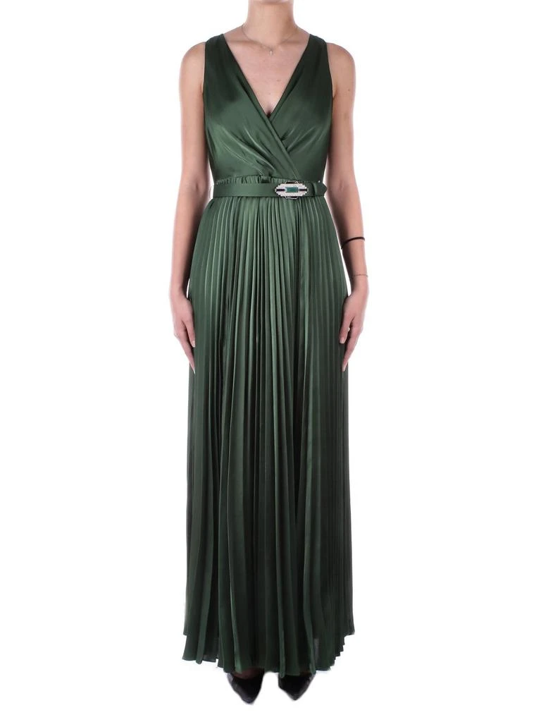 Ralph Lauren Lauren Ralph Lauren V-Neck Pleated Dress 1