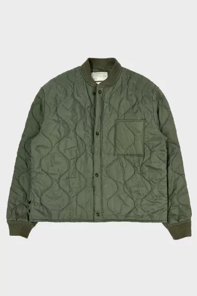 Mask Santa Fe Vintage 1990's Army Green Quilted Liner Jacket