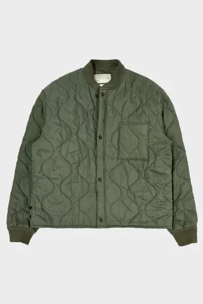 Mask Santa Fe Vintage 1990's Army Green Quilted Liner Jacket 1
