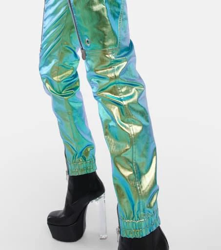 Rick Owens Iridescent slim-leg jumpsuit 5