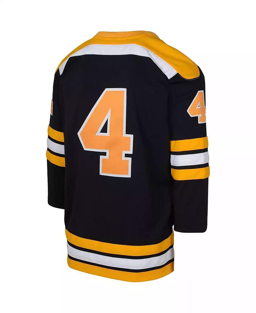 Mitchell & Ness Big Boys and Girls Bobby Orr Black Boston Bruins Blue Line Player Jersey