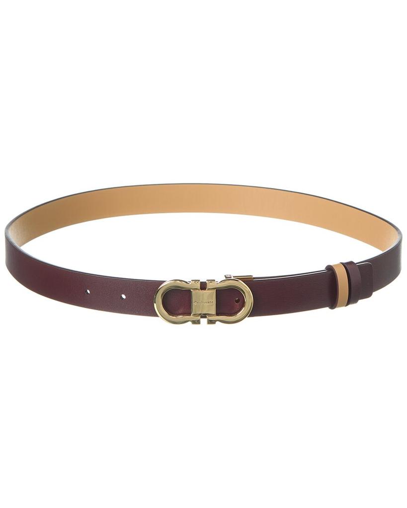 Salvatore Ferragamo Ferragamo Gancini Reversible & Adjustable Leather Belt