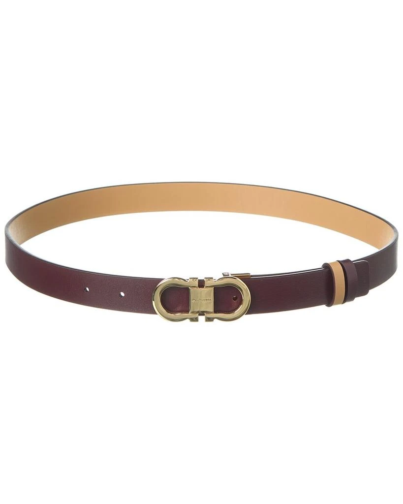 Salvatore Ferragamo Ferragamo Gancini Reversible & Adjustable Leather Belt 2
