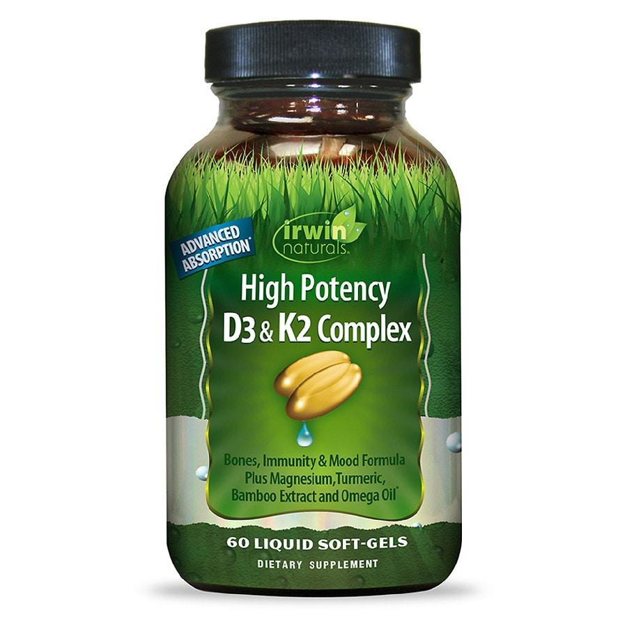 Irwin Naturals High Potency D3 & K2 Complex
