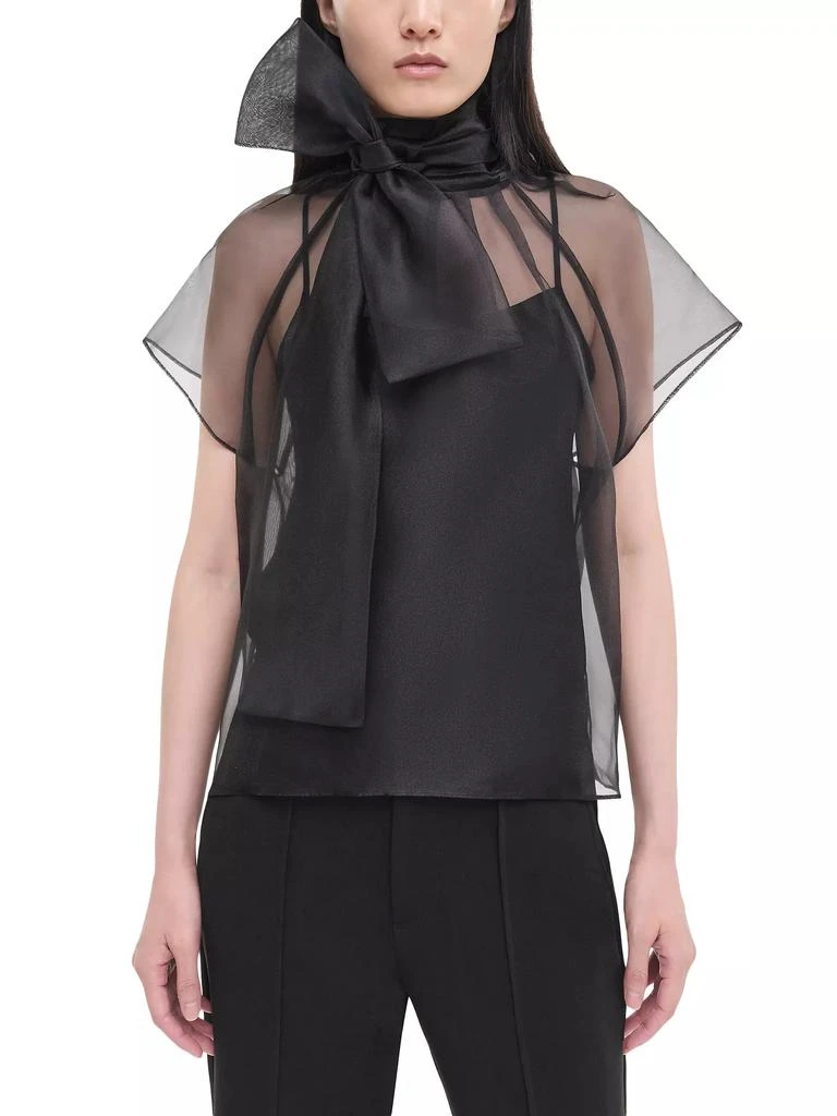 SIMKHAI Feyre Bow-Neck Top 1