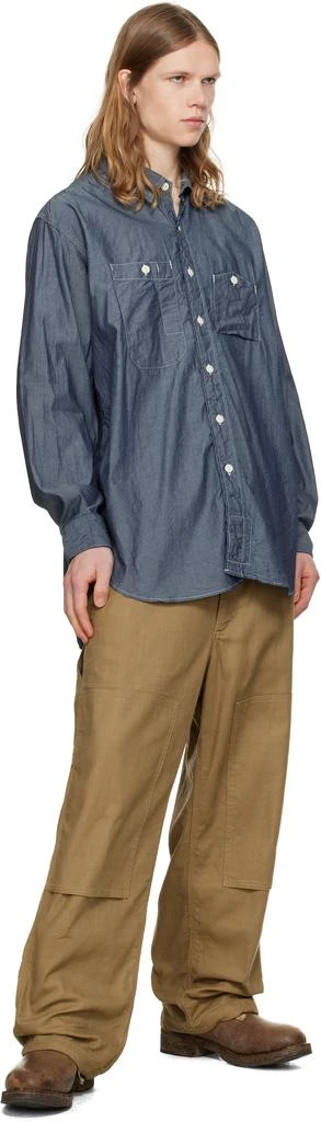 Engineered Garments Indigo Work Shirt 4