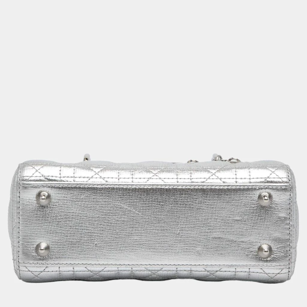 Dior Dior Silver Small Calfskin Cannage My ABCDior Lady Dior 4