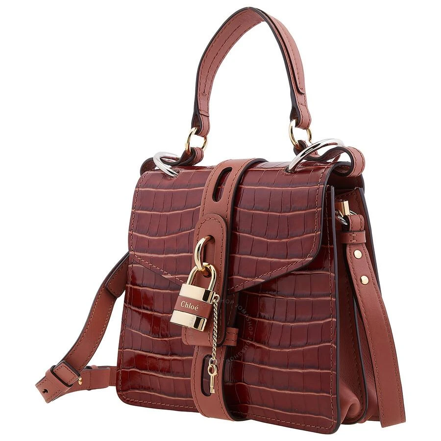 Chloé Crocodile Embossed Small Aby Day Shoulder Bag 2