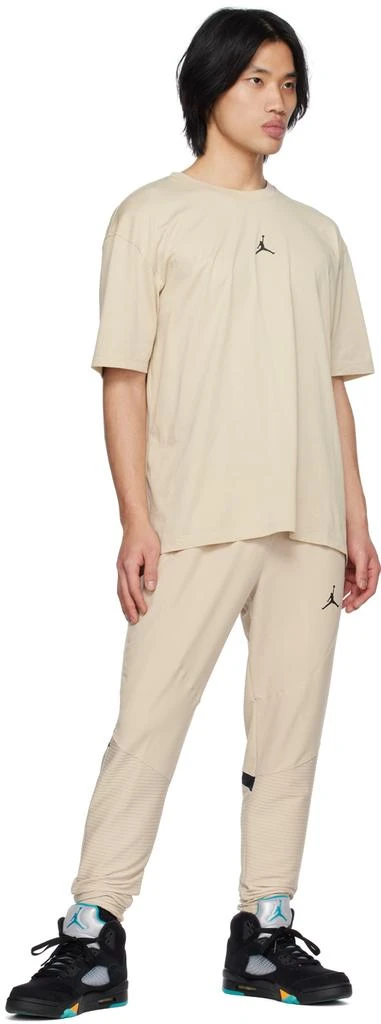 Nike Jordan Beige Paneled Sweatpants 4