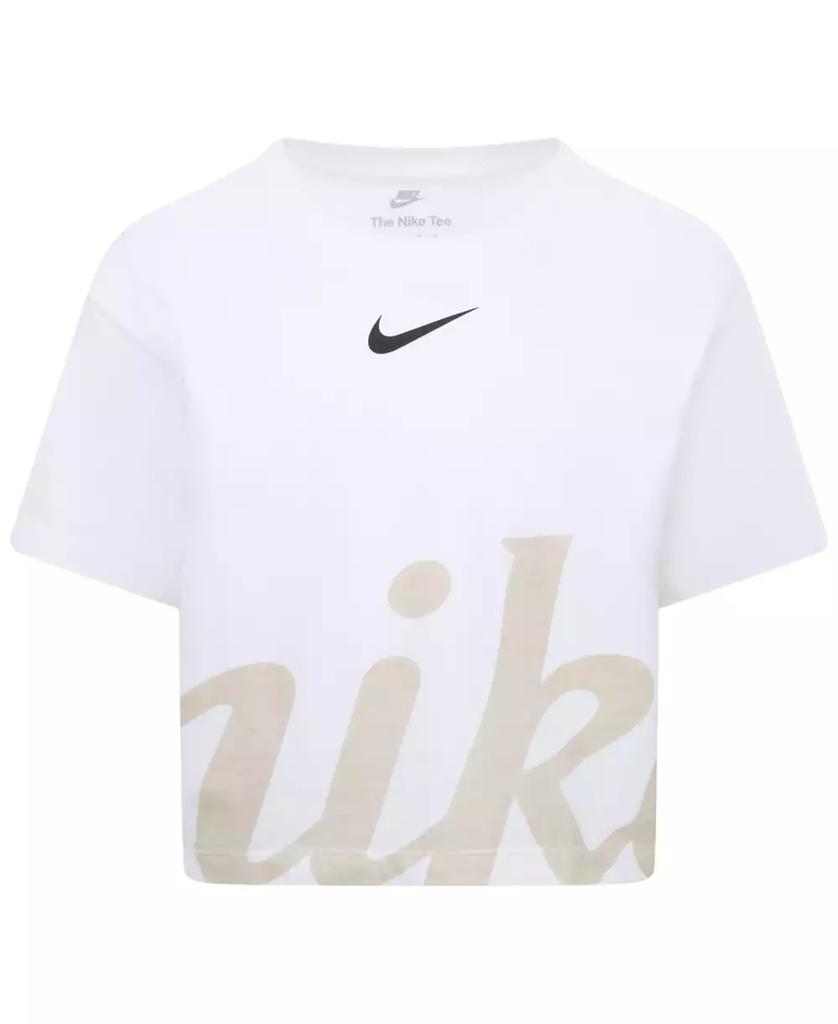 NIKE Little Girls Cozy Graphic Tee