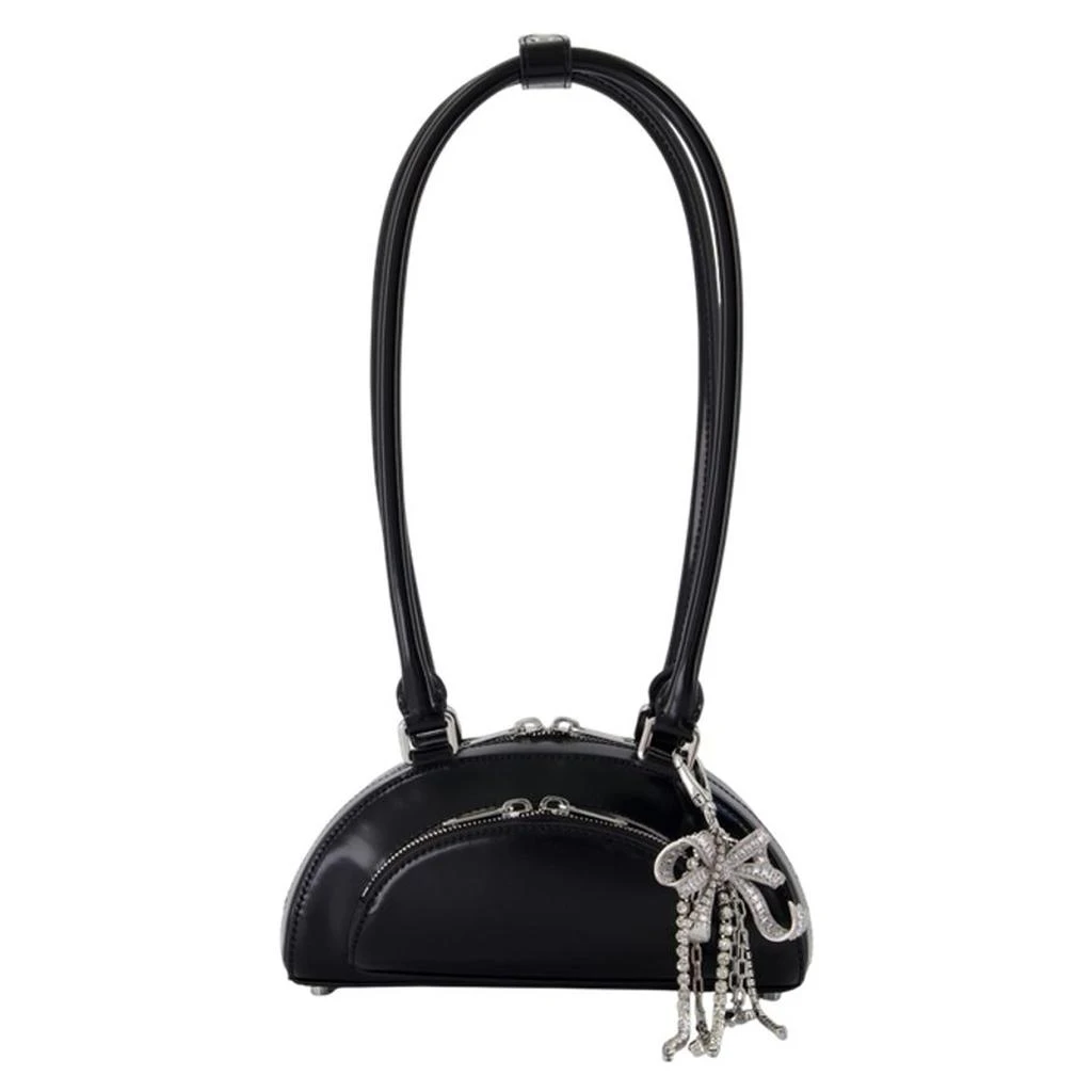 Self Portrait Mini With Charm Shoulder Bag - SELF PORTRAIT - Leather - Black