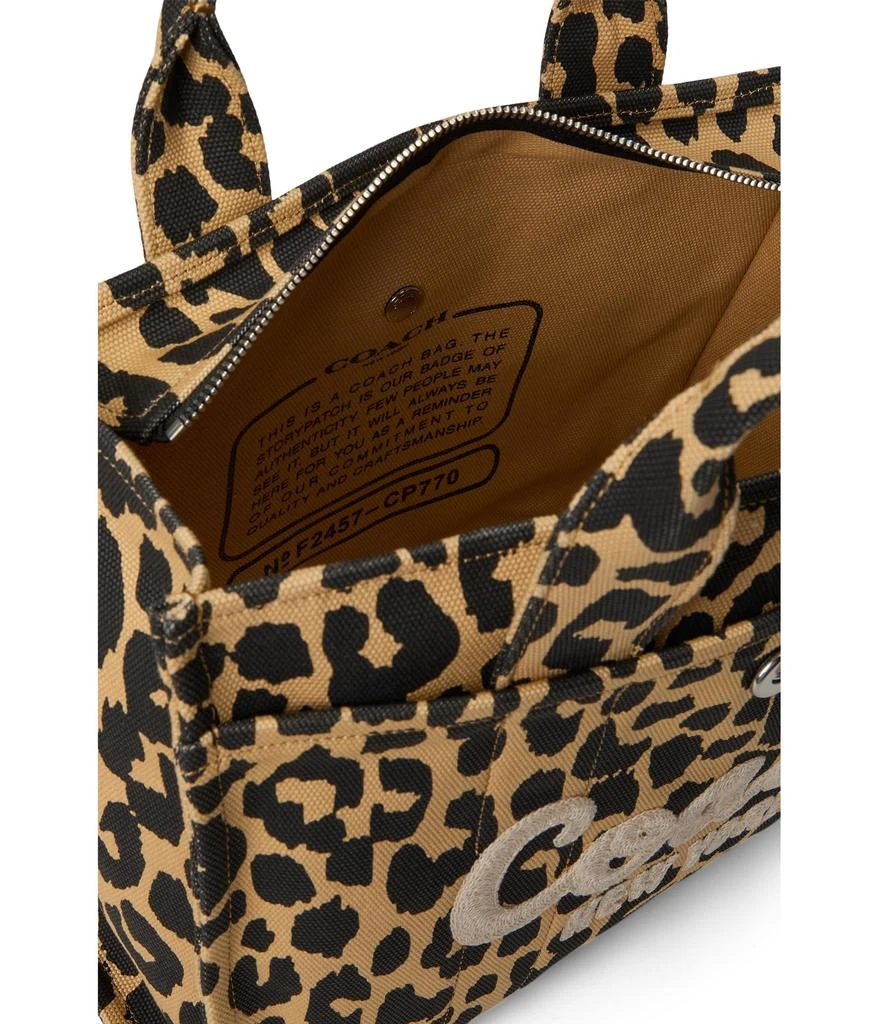 Coach Cargo Tote with Leopard Print 3