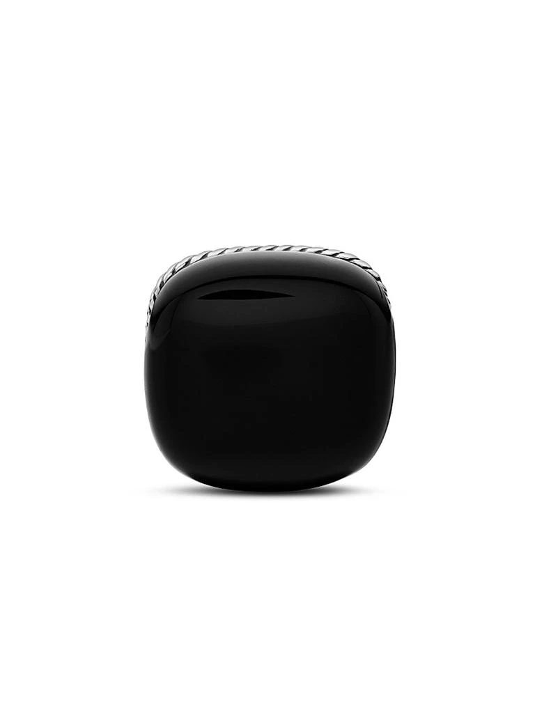 David Yurman Streamline Cushion Cufflinks in Sterling Silver, 17mm 4