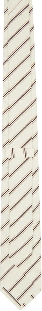 LGN Louis Gabriel Nouchi Off-White Rayée Tie 2