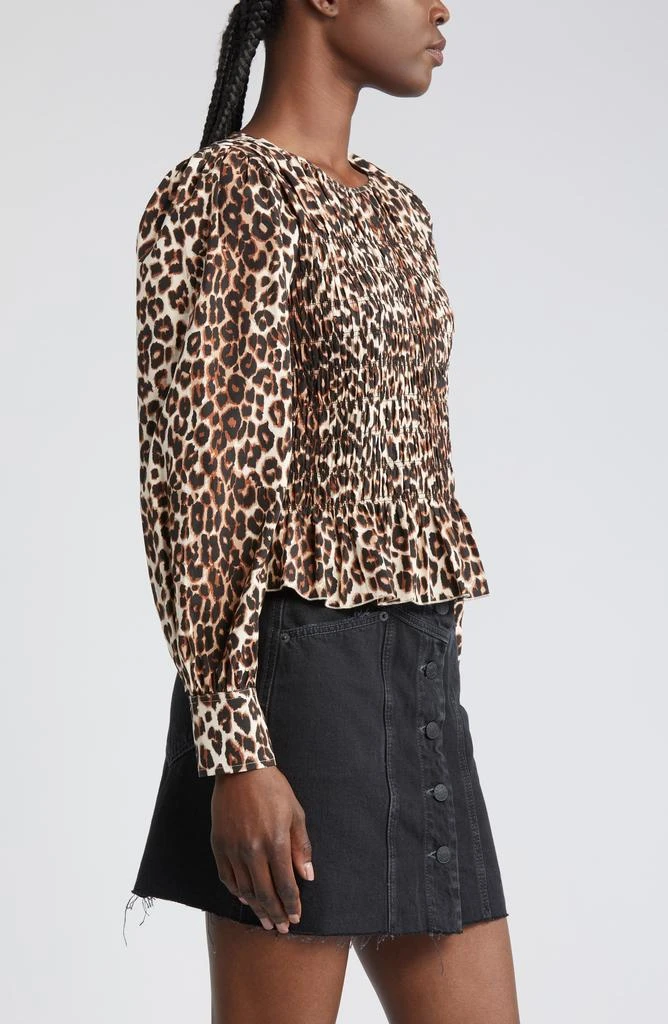 Rails Tabi Print Smocked Peplum Top 10
