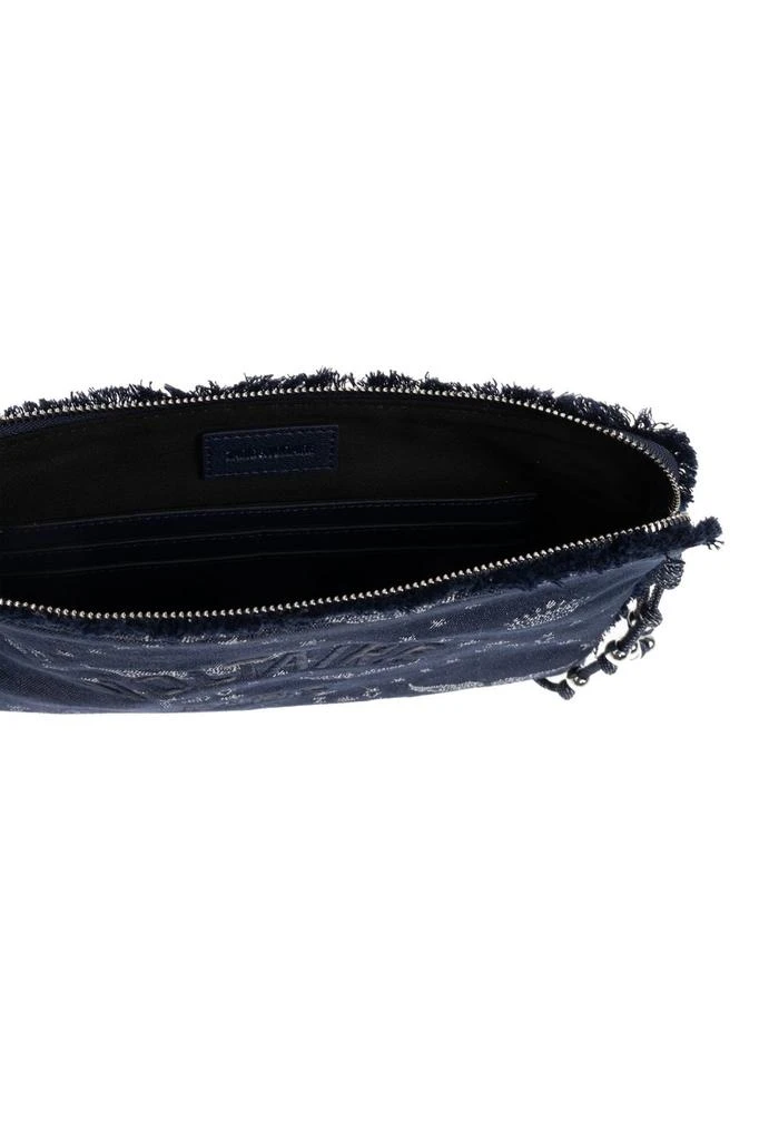 ZADIG 
VOLTAIRE Zadig 
Voltaire Angel Denim Monogram Clutch Bag 4