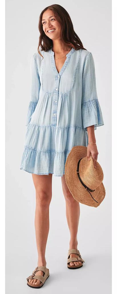 (取寄) ファリティ レディース ドリーム コットン ガーゼ ケイシー ドレス Faherty women Dream Cotton Gauze Kasey Dress White Faherty Faherty Women's Dream Cotton Gauze Kasey Dress - Dresses