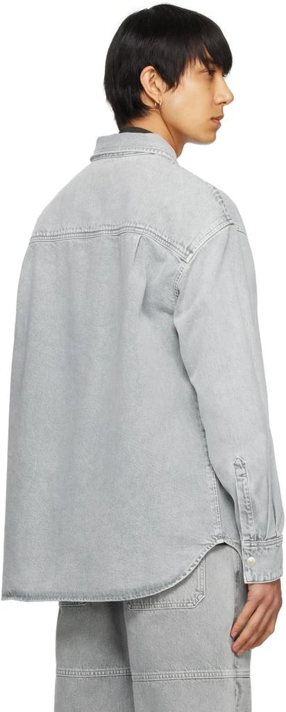 AGOLDE Gray Camryn Denim Shirt 3