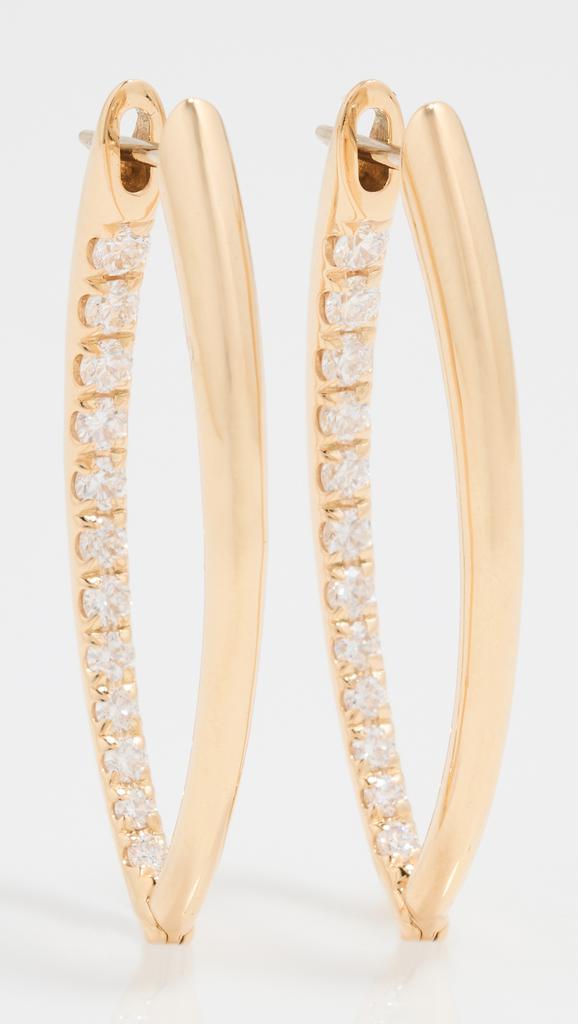 Melissa Kaye Cristina Medium Earrings