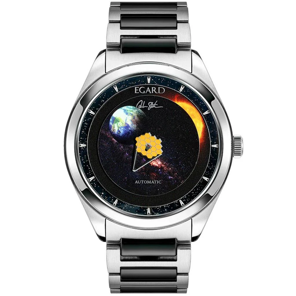 Egard Men's Passages V2 Webb - William Shatner edition Black Dial Watch 1