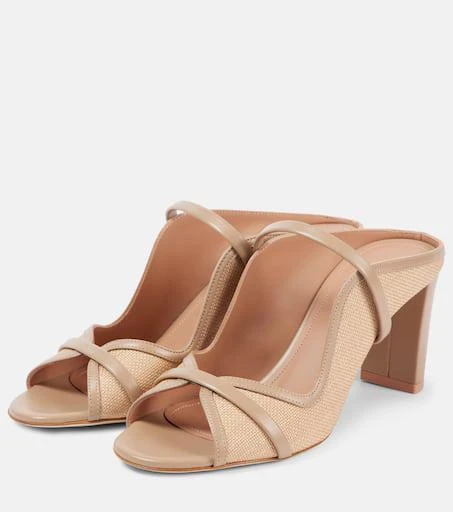 Malone Souliers Norah 70 leather-trimmed sandals 4