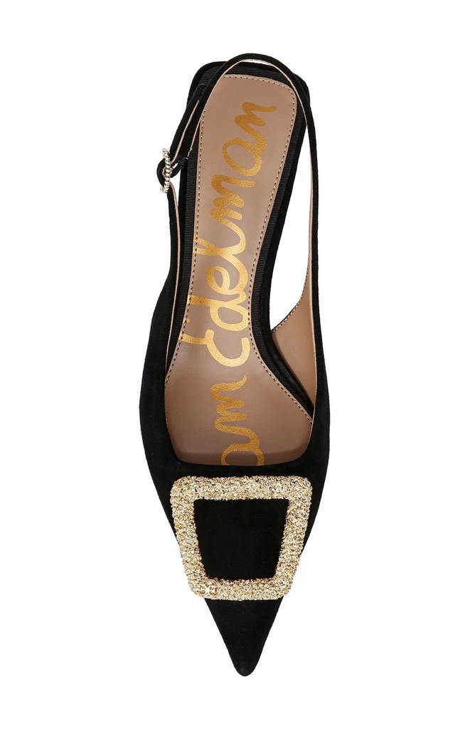 Sam Edelman Kammie Slingback Pointed Toe Kitten Heel Pump 5