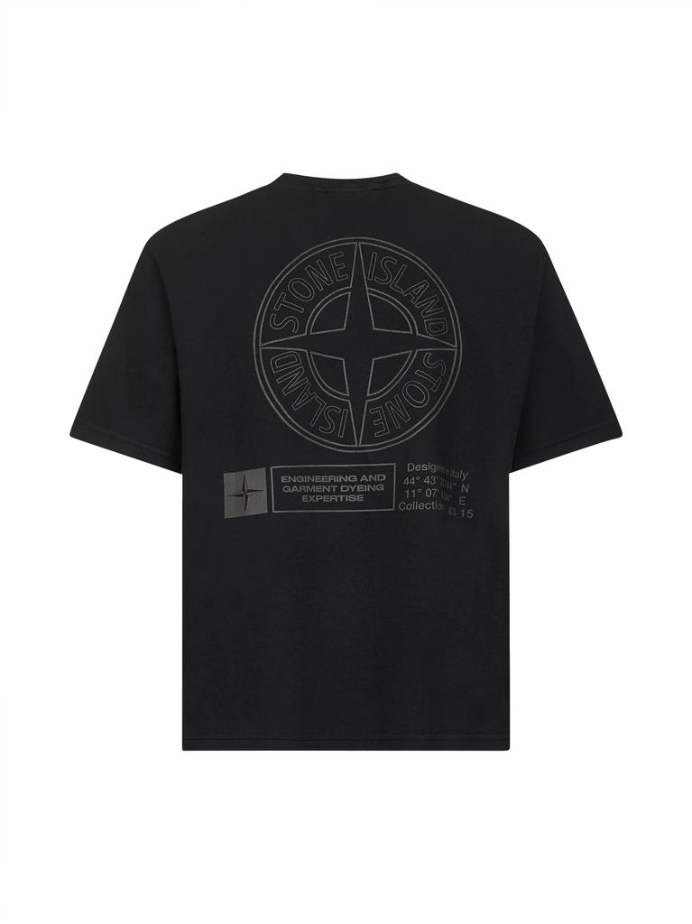 Stone Island STONE ISLAND | Black jersey printed T-shirt | Man | S