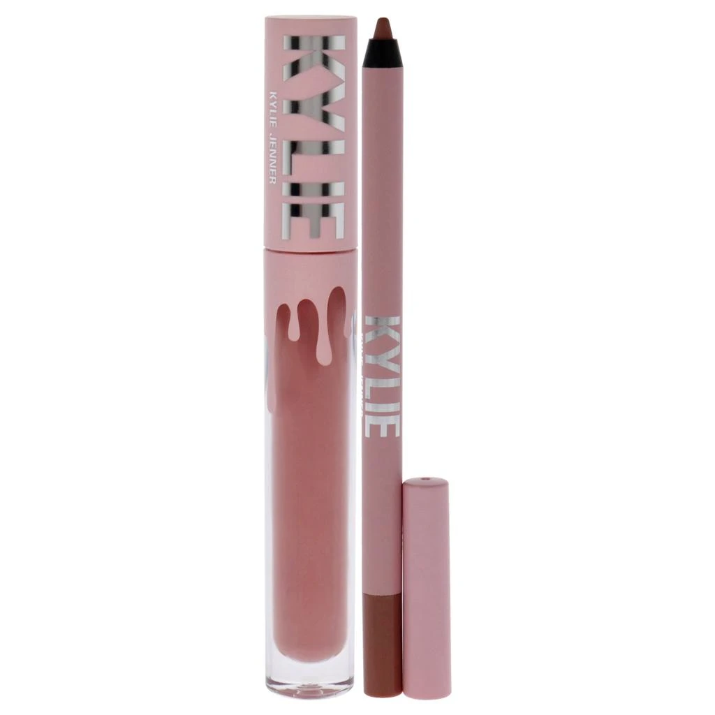 Kylie Cosmetics Velvet Lip Kit - 700 Bare by  for Women - 2 Pc 0.10oz Velvet Liquid Lipstick, 0.03oz Lip Liner 2