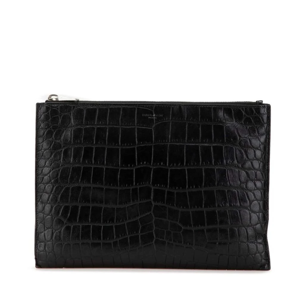 Yves Saint Laurent Leather Clutch Bag (Pre-Owned)