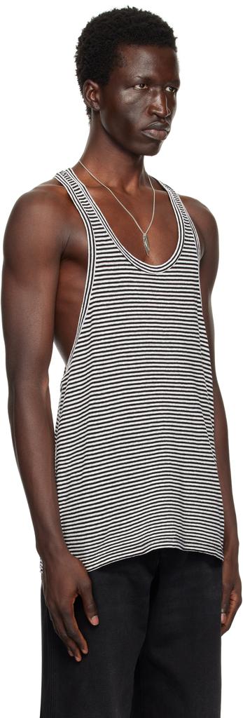 Isabel Marant Black & White Darius Tank Top